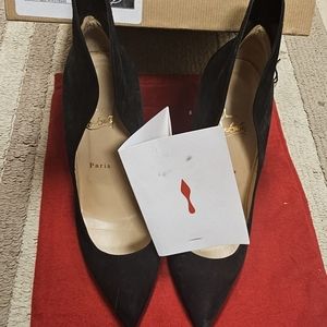 Christian Louboutin Heels black and red bottoms, size 41(9.5)